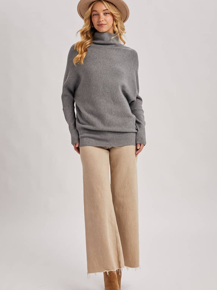 Bluivy - Wholesale Knit Sweater - Women's - SLOUCH NECK DOLMAN SLEEVED PULLOVER29