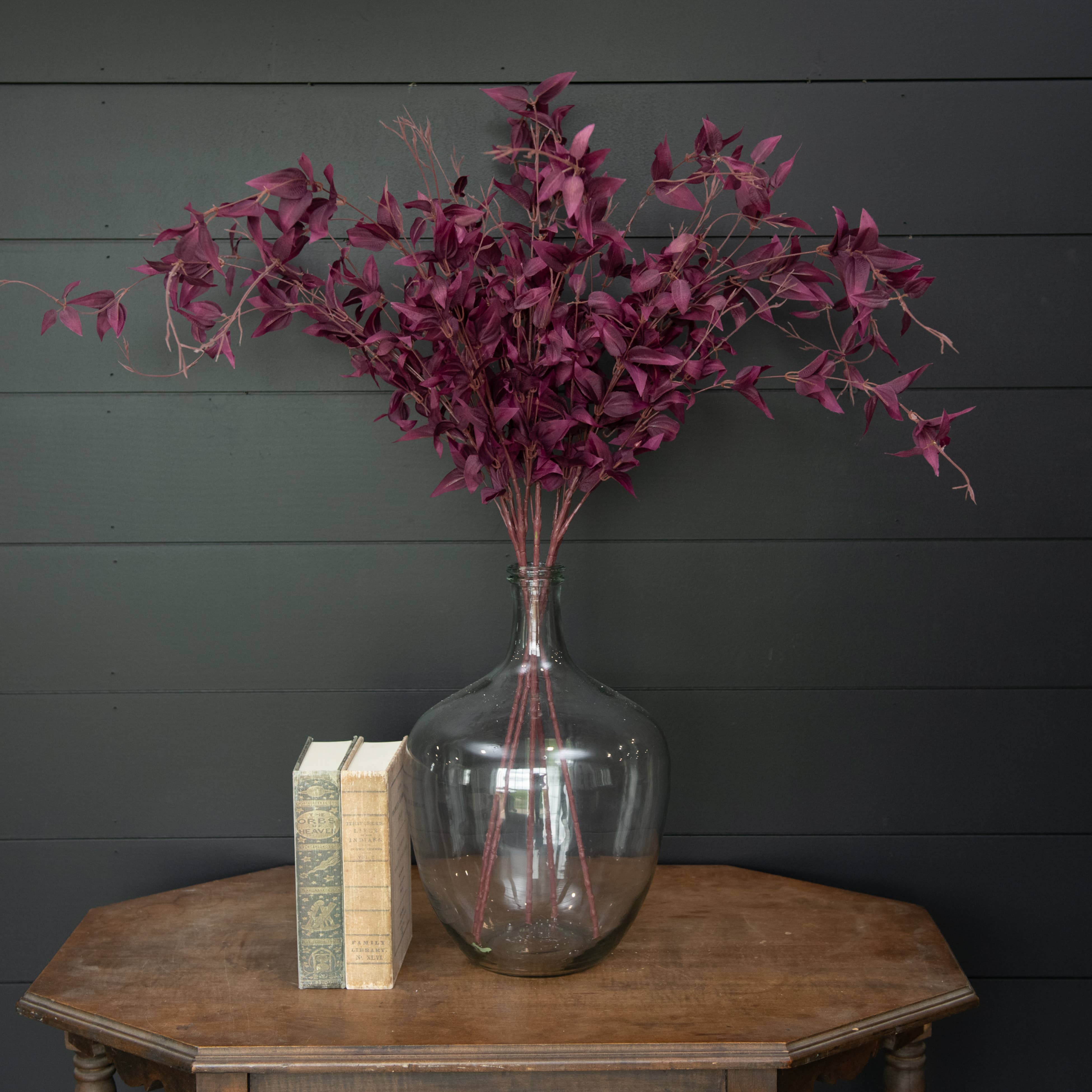 Ragon House - Wholesale Artificial Flowers - 45.75" DEEP PURPLE CLEMATIS FLORIDA SPRAY3