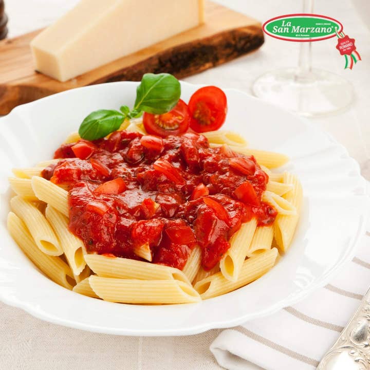 Wholesale Italian Food - Wholesale Sauce - La San Marzano Whole Plum Italian Tomatoes 3.4 kg