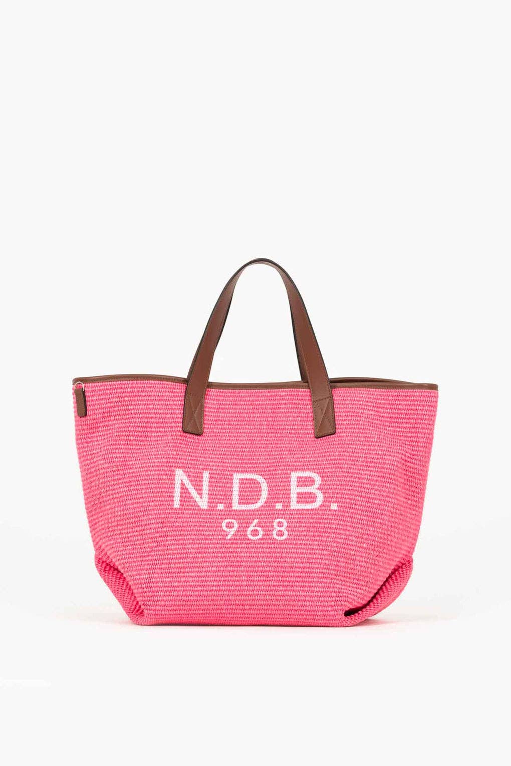 N.D.B.968 - Wholesale Tote Bag - Women's - Raja large in raffia and leather1