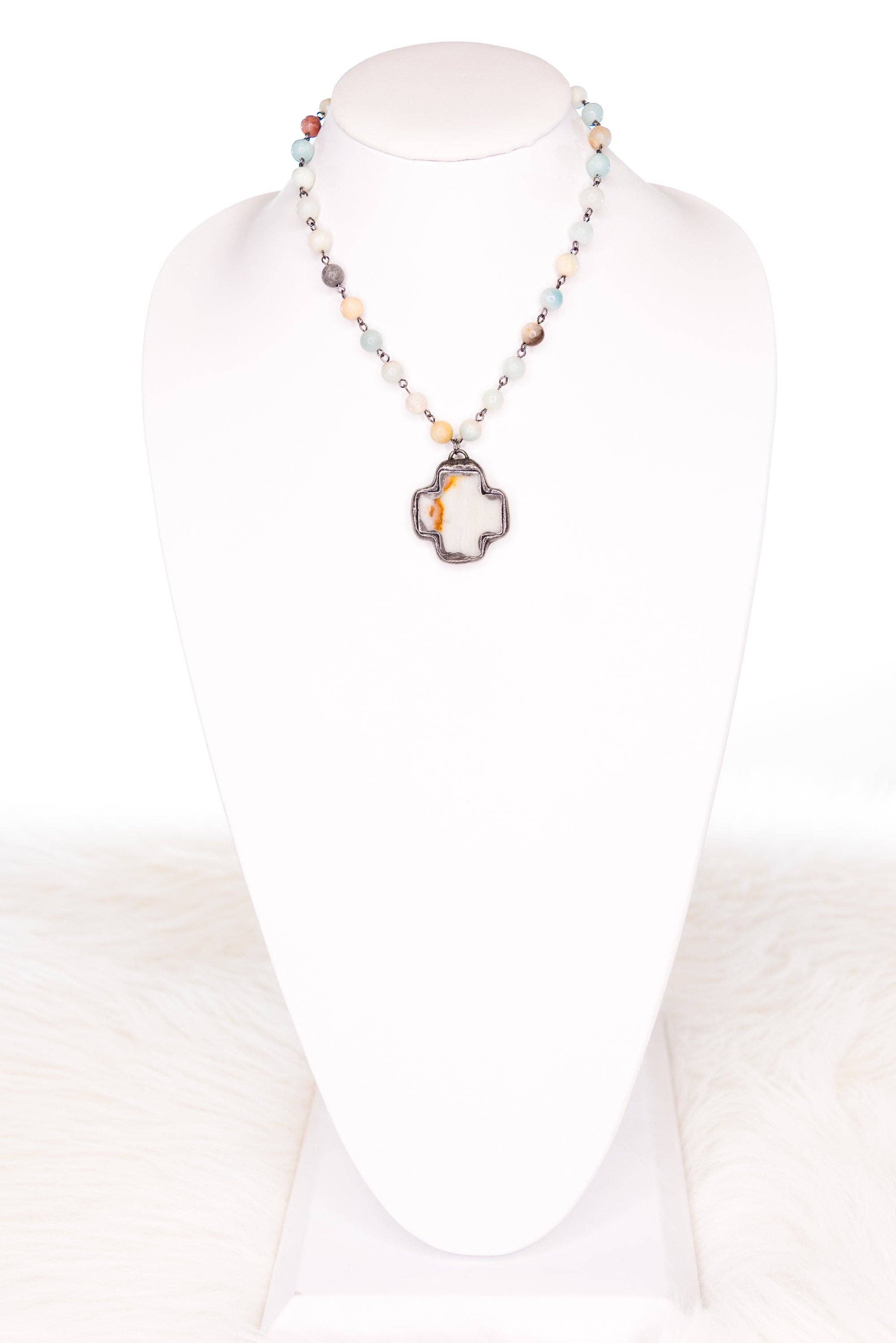 Dylan Designs - Wholesale Pendant/Charm Necklace - Theresa Necklace in Amazonite2