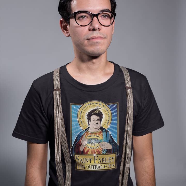 Saint Farley The Outrageous T-Shirt for wholesale by Cleaver And Blade