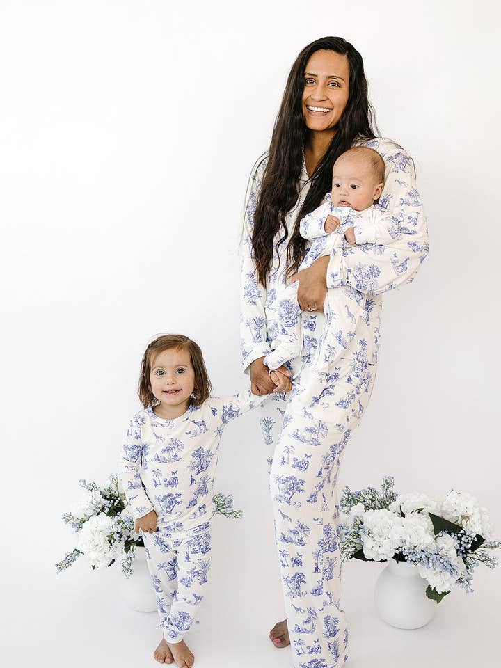 Sunday Littles - Wholesale Sleepwear Set - Kids - Slumber Pajama Set in Safari Toile4