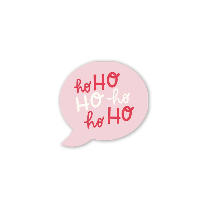 WHM1038 - Whimsy Santa Ho Ho Ho Shaped Paper Dinner Napkin for wholesale by My Mind’s Eye