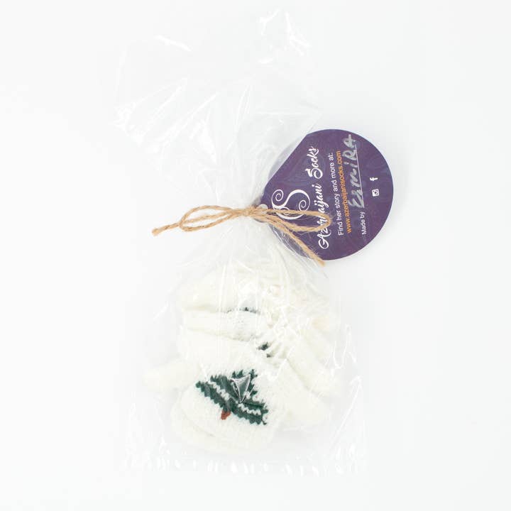 Azerbaijani Socks - Wholesale Ornament - Set of 5 Mini Sweater Tree Ornaments