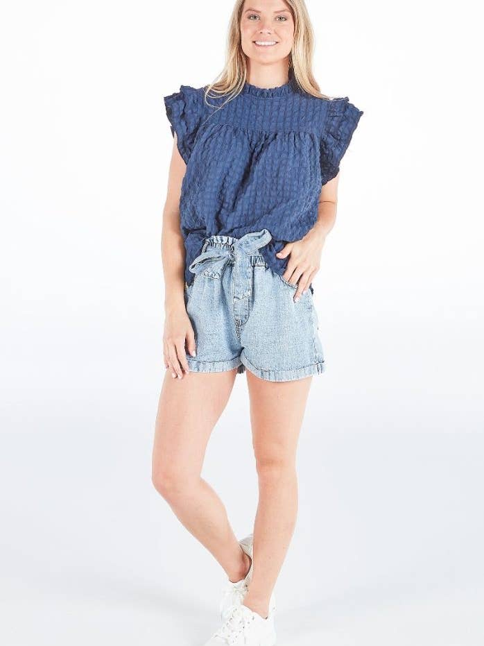 PP-0125-TOP-LAT-NAVY for wholesale by simply southern