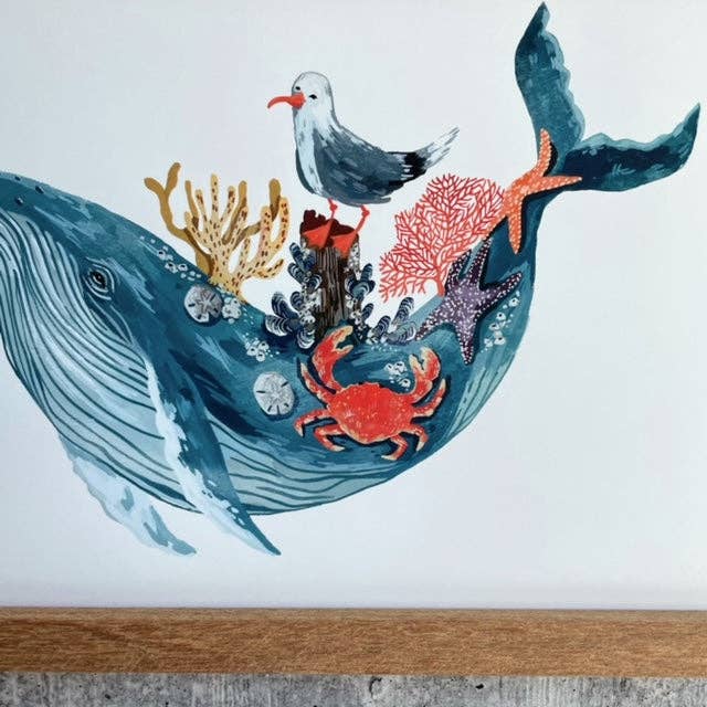 Canyon & Cove Art - Wholesale Art Print - Humpback Whale Print1