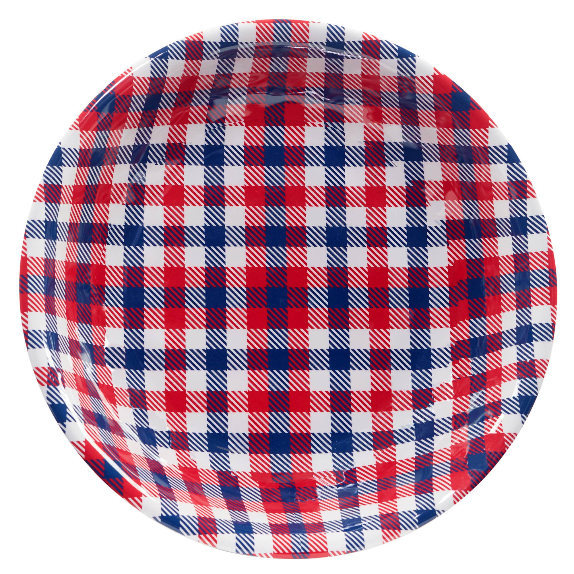 Certified International - Wholesale Serve Bowl - Patriotic Plaid Large Serving Bowl 13.75 x 2.750