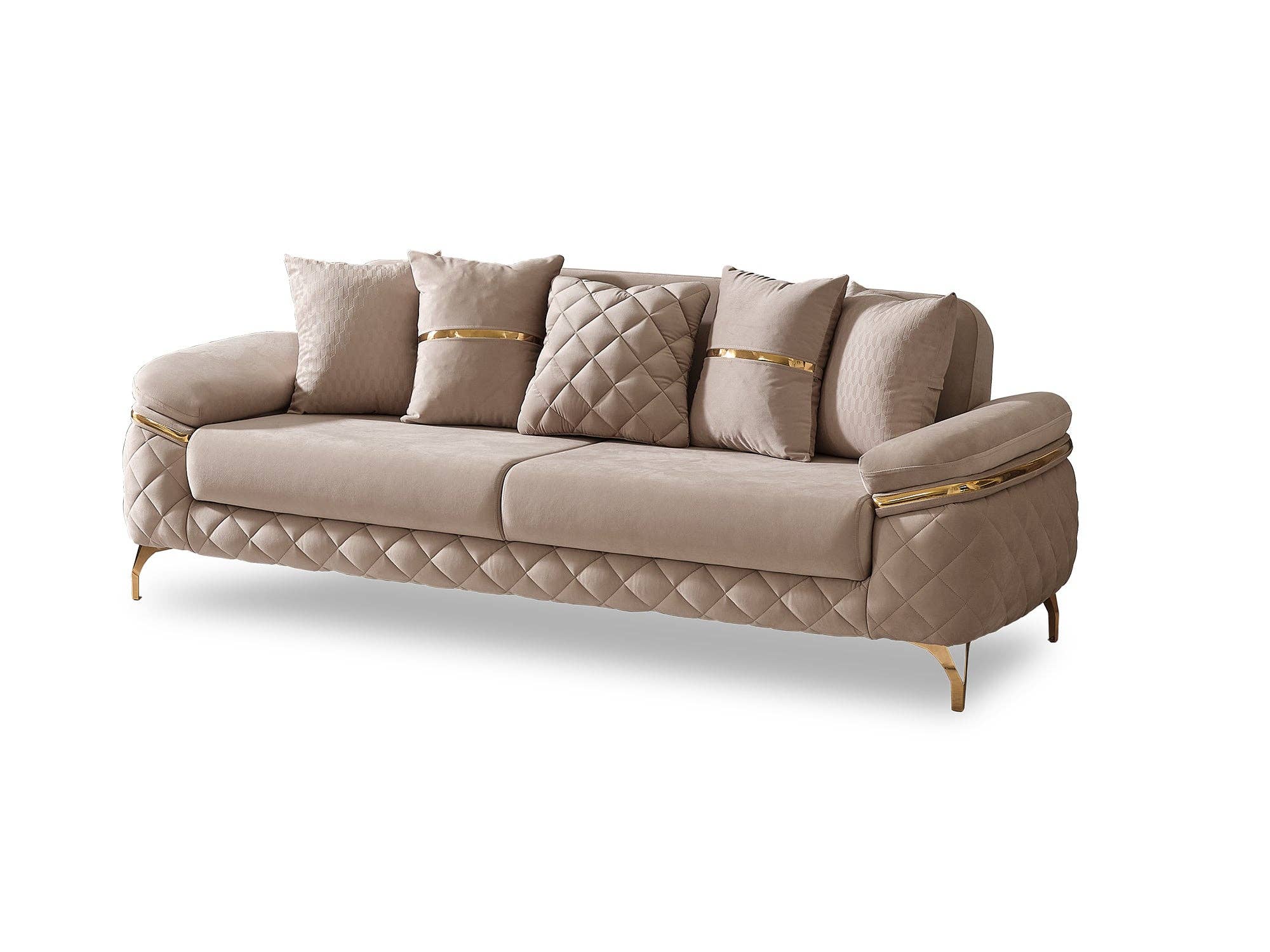 Orlando Convertible Sofa Beige for wholesale on Faire4