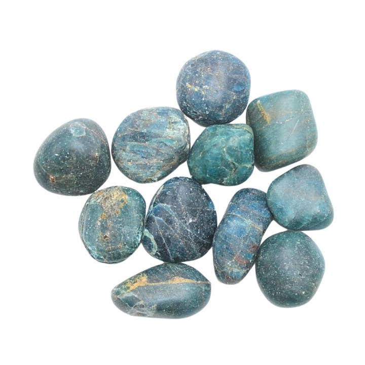 Cristallo burattato, apatite blu, 1,2 kg per la vendita all'ingrosso da parte di Earths Elements Wholesale