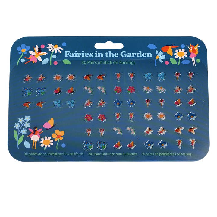 Stick On Earrings - Fairies In The Garden for wholesale by Rex B2B - UK