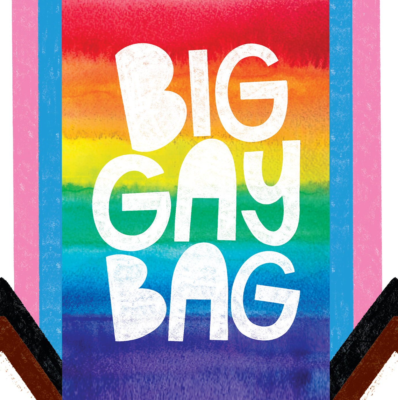 The Noble Paperie - Wholesale Gift Bag - Big Gay Bag LGBTQIA+ Trans Queer Pride | Luxury Gift Bag2