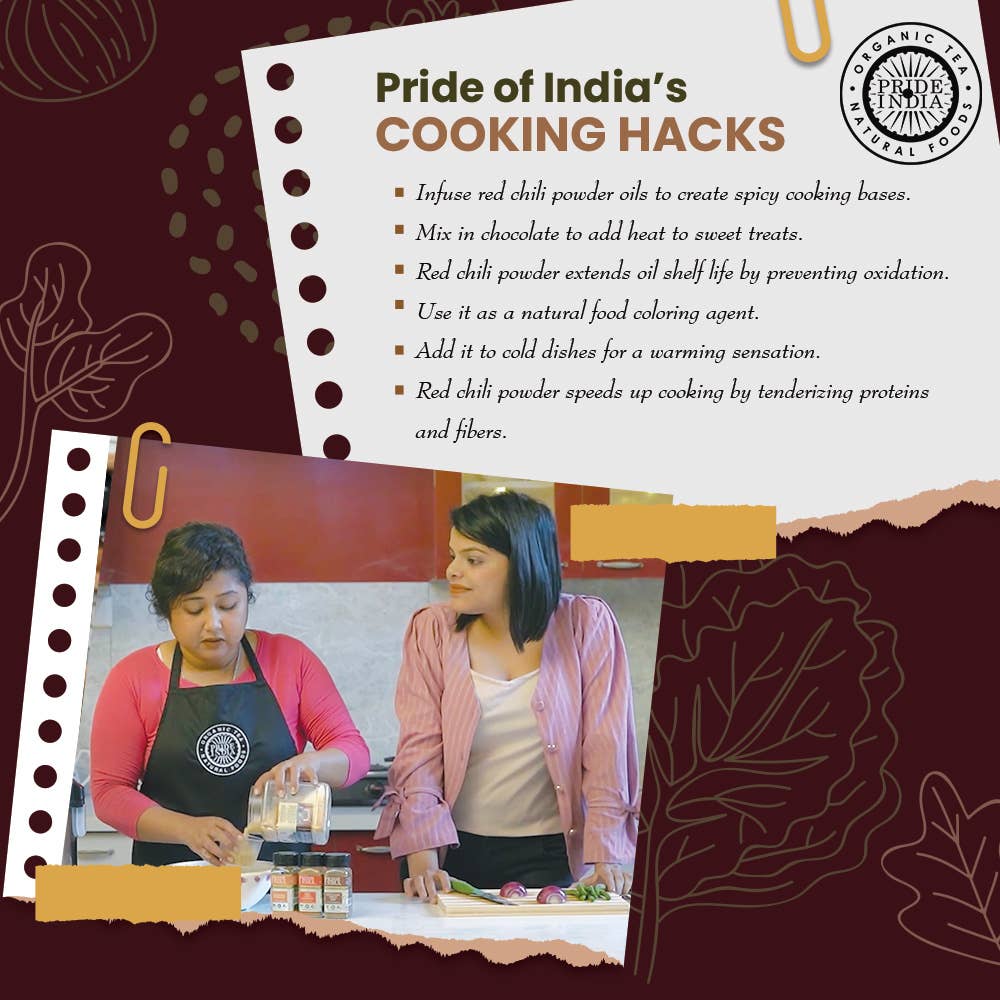 PRIDE INDIA BRANDS – Großhandel Gewürze – Red Chili gemahlen — Traditionelles indisches Gewürz8