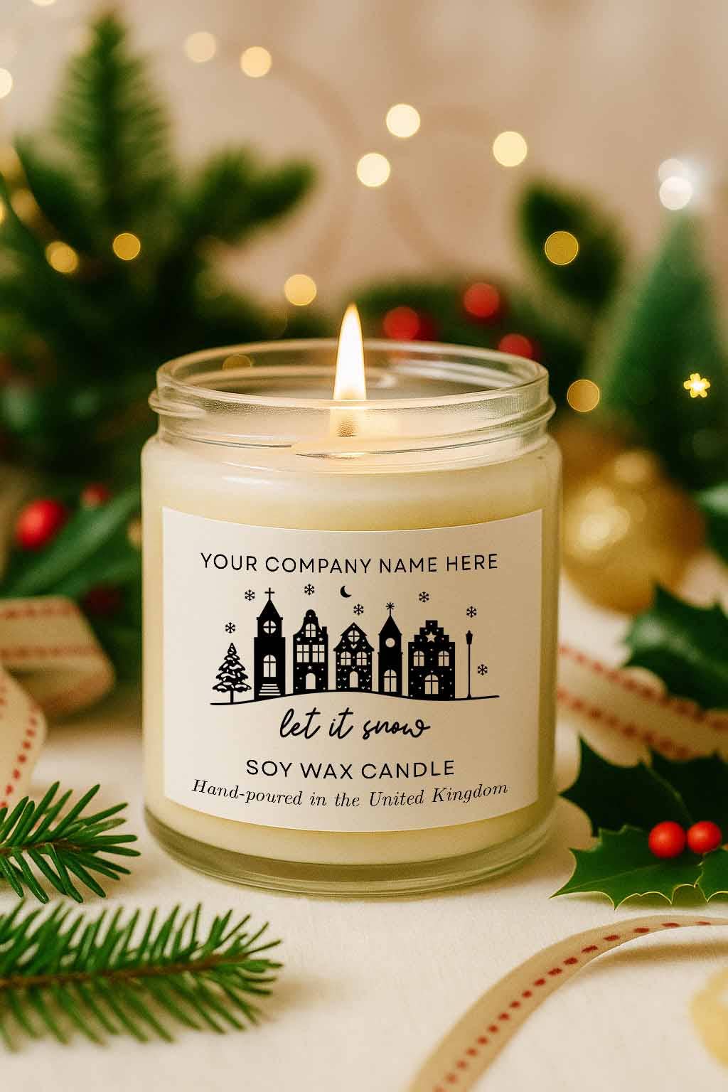 Candle Drop - Wholesale Jar/Filled Candle - Christmas Candles | Personalised Candles | Soy Wax Candles