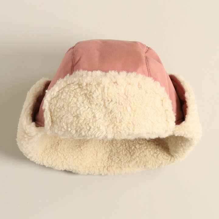 Fashion City - Wholesale Trapper/Bomber Hat - Women's - Warm Sherpa Winter Trapper Hat with Ear Flaps5