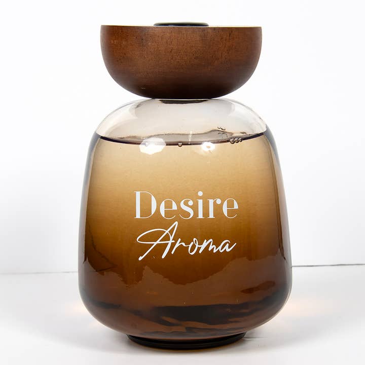 Klar glas kuglediffuser rav stor for engroshandel hos Joe Davies