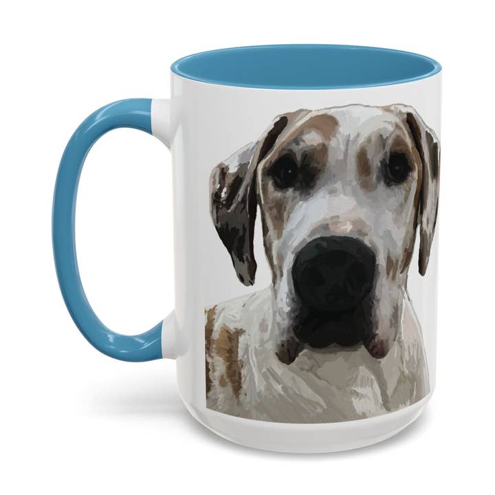 Grand Danois Tvåfärgad Keramikmugg - 11 oz & 15 oz för wholesale av Blue Cava