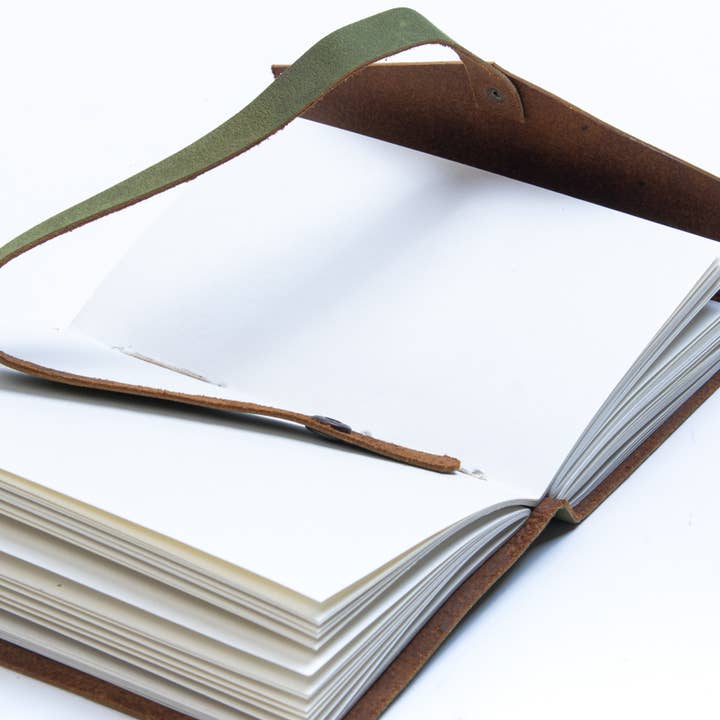 R K Handicrafts and Exporters - Wholesale Journal/diary - Leather journal diary with Unruled/Ruled page Travel journal4