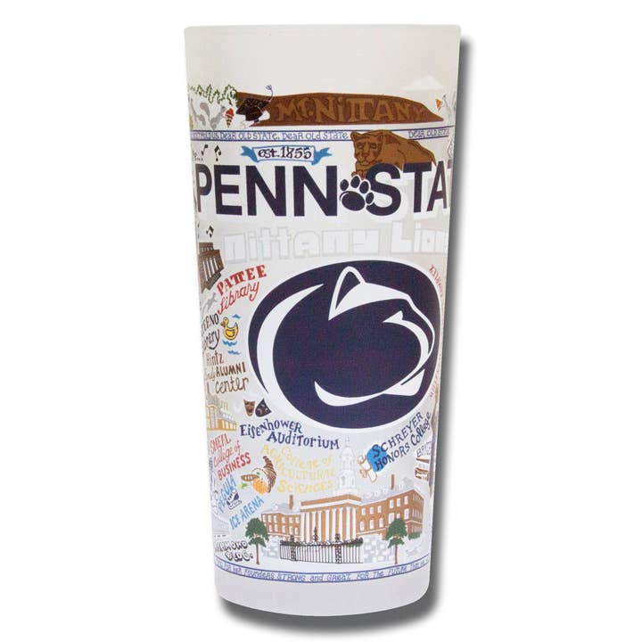 catstudio - Wholesale Drinking Glass/Cup - Penn State University Collegiate Drinking Glass