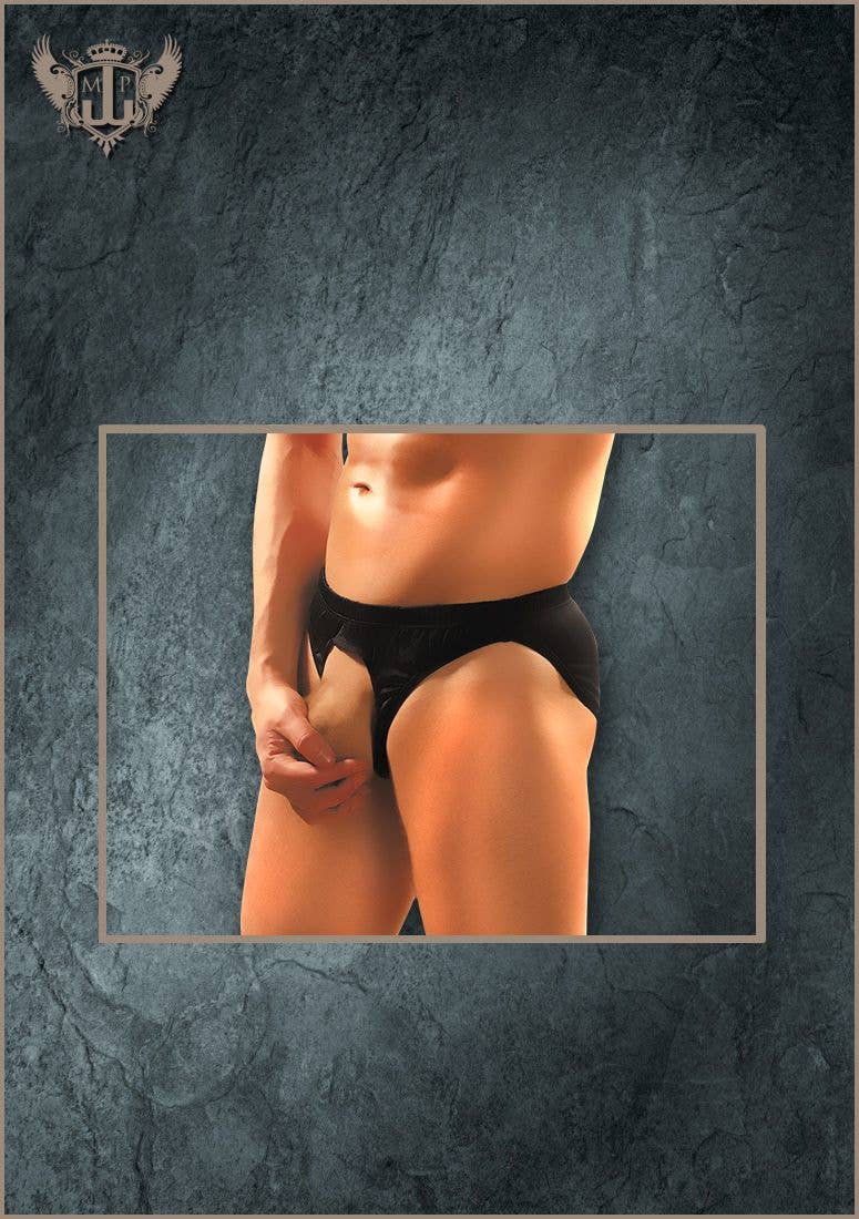 Lingerie Mart - Wholesale Underwear - Men's - Male Power Nylon Spandex Pouchless Brief MPPAK8262