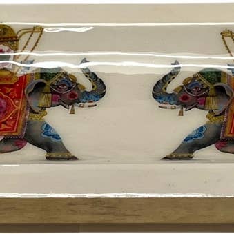 Govinda Wooden Handmade Incense Holder Elephant Design for wholesale by Ritual Scent