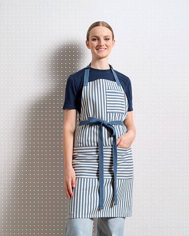 MEEMA - Wholesale Apron - Chef Apron with Pockets – Upcycled Cotton, Adjustable Fit3