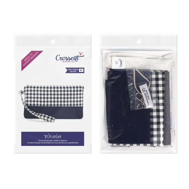 Crosscut Sewing Co. - Wholesale Craft Sewing Kit - Wristlet Sewing Kit - Adult Sewing Kit for Beginners92