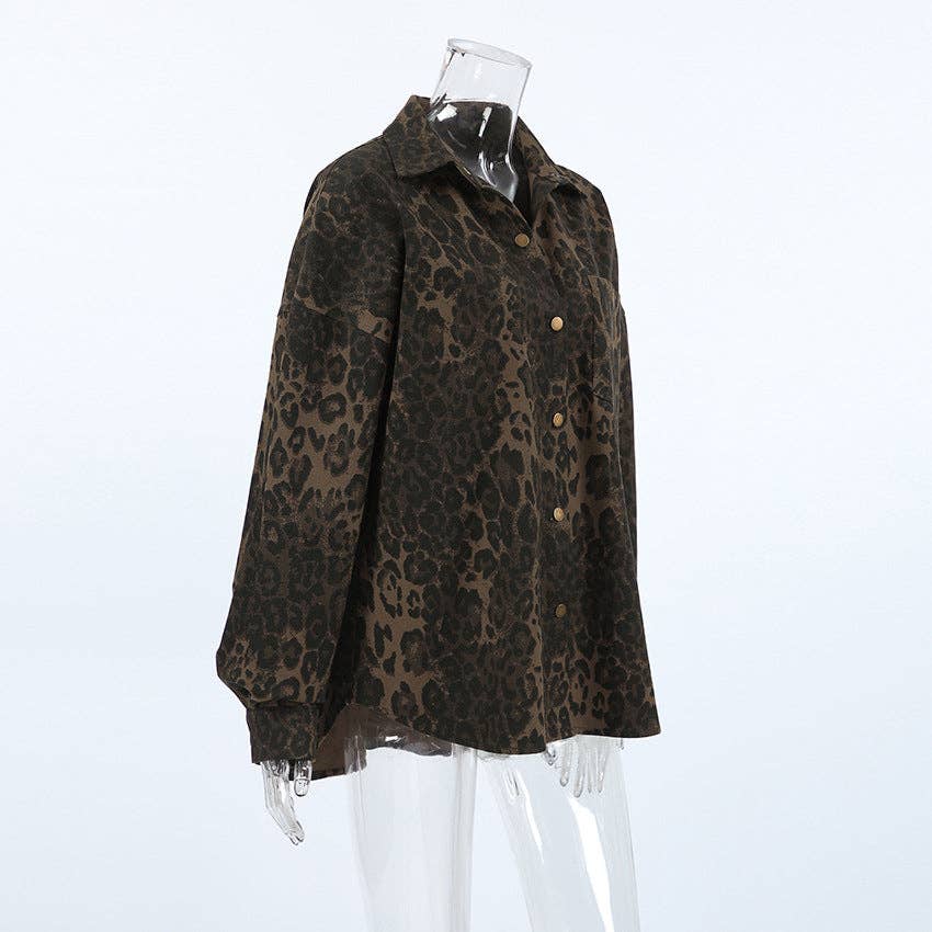 Marayn - Wholesale Jacket - Women's - Retro Leopard Print Autumns Chic Versatile British Style5