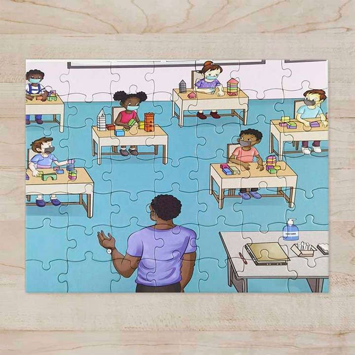 Covid Conversation Jigsaw Puzzle for wholesale by Zee-Zee’s World