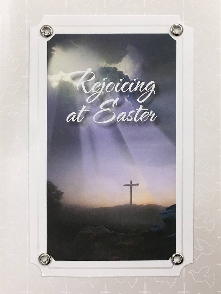 Rosedale Gold Easter Greeting Cards - Religious (3pk) 39565 for wholesale by A-Line Greetings