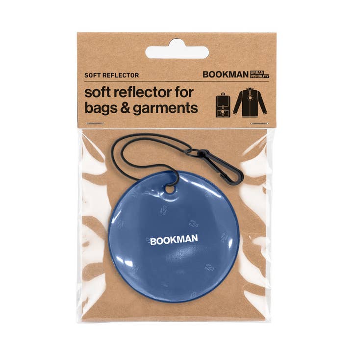 Hanging Reflector Circle Blue for wholesale by Bookman Urban Visibility