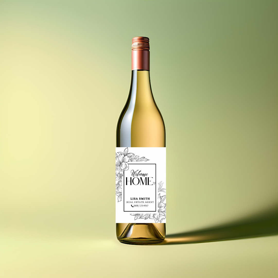 Unknown Designs - Wholesale Gift Tag Label - Welcome Home Wine Labels – 20 Pack - Perfect Closing gift2