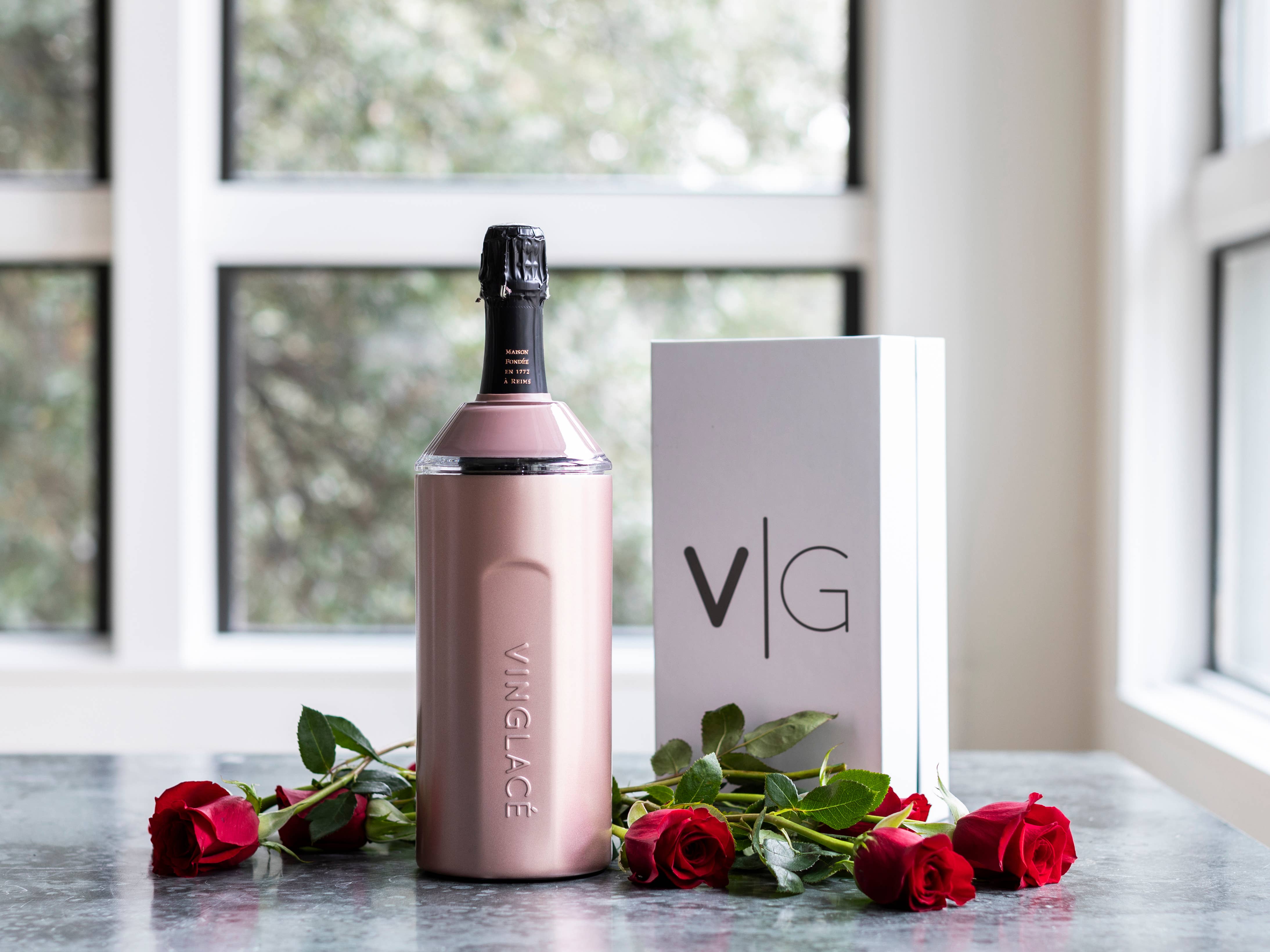 Vinglacé - Wholesale Wine Gift Bag - Champagne Gift Sets with Glass Lined Flutes8