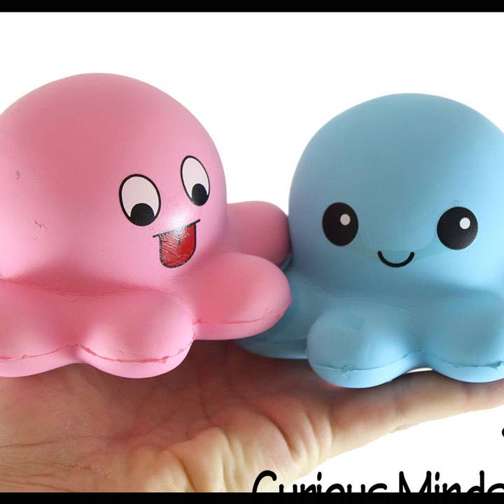 Curious Minds Toys - Wholesale Knijpbal - Kinderen en baby - 1 Octopus Slow Rise Squishy Toy - Traagschuim Squish Stress