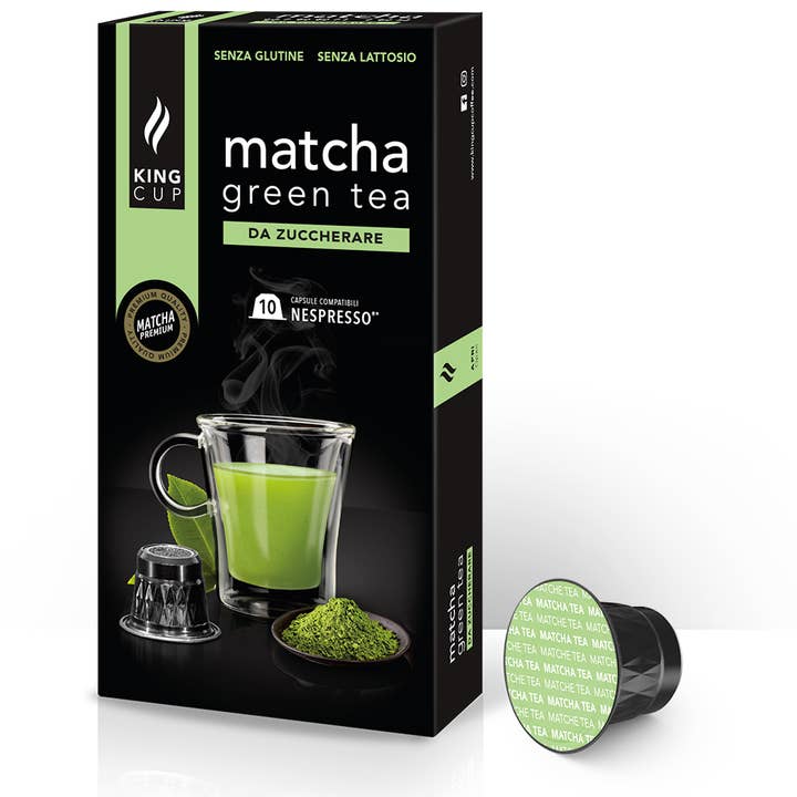 Matcha Green Tea - Nespresso capsules for wholesale by KING CUP