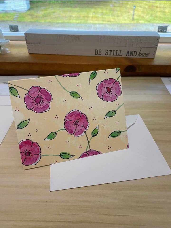 Blank All Ocassion Greeting Cards, Watercolor Note Cards for wholesale by Beth Ann Erickson Designs