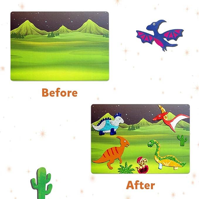 Skillmatics - Wholesale Art Set - Kids & Baby - Skillmatics - Foil Fun - Dinosaurs No Mess Art for Kids7