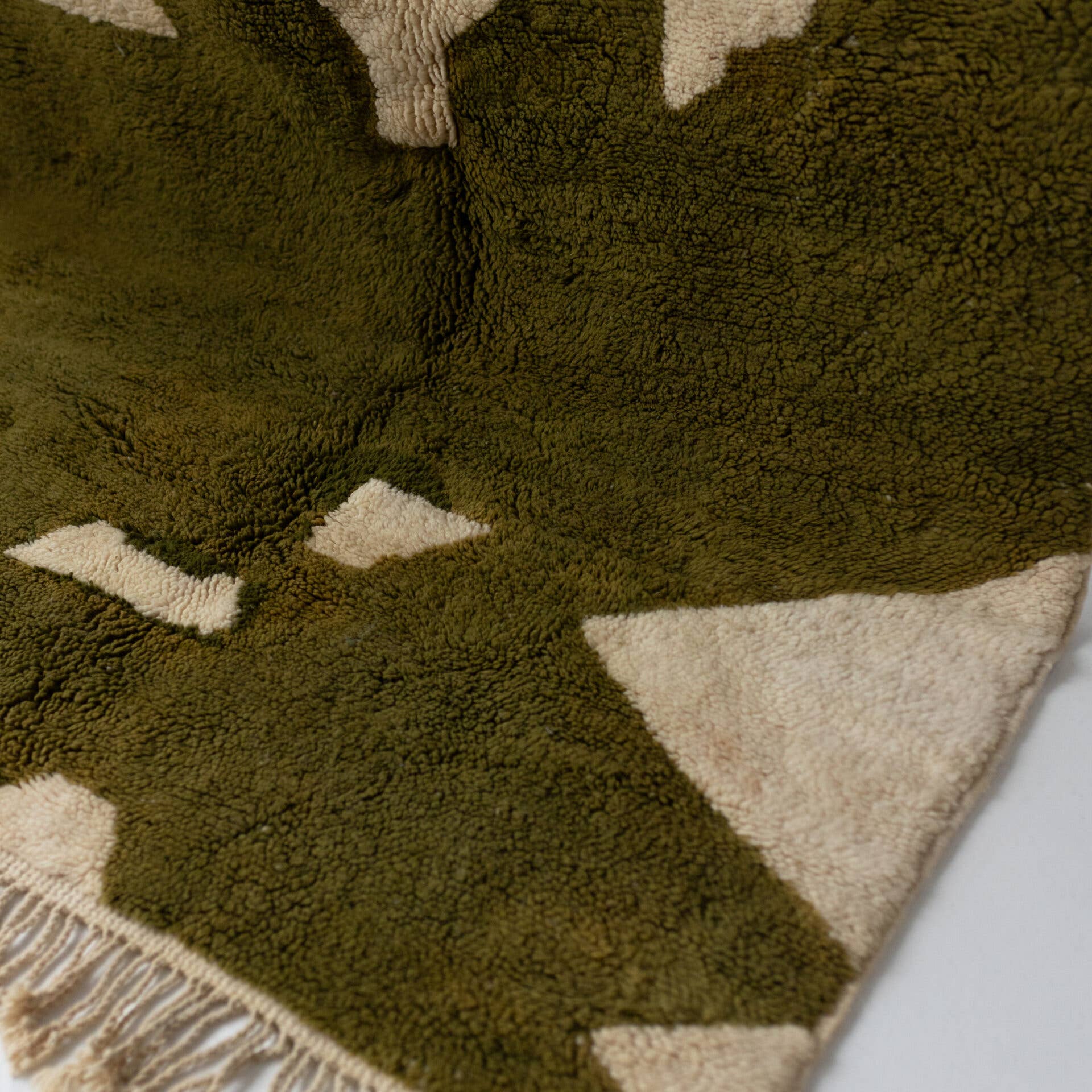 BerberNest - Wholesale Area Rug - Premium Handwoven Olive Green Beni Mrirt Moroccan Area Rug3