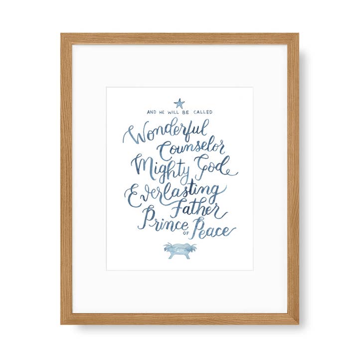 Isaiah 9:6 for wholesale by Kathryn Voss Design