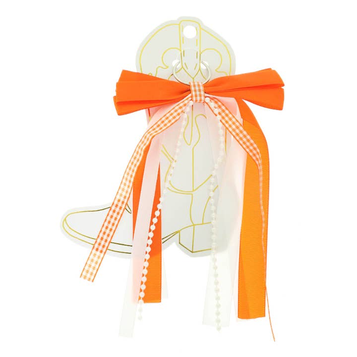 SP Sophia Collection - Wholesale Keychain - Women's - Gameday Bow Ribbon Cowboy Boot Charm 4