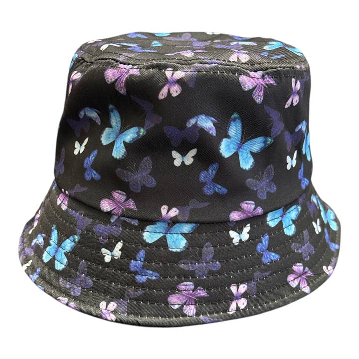 Lightweight Butterflies Bucket Hat for wholesale by Shoc Joc Apparels Ltd