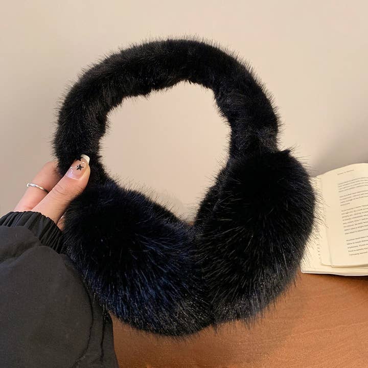 PEACH ACCESSORIES - Wholesale Earwarmers/Ear Muffs - Women's - Plush Paws Faux Fur Ear Muffs A025