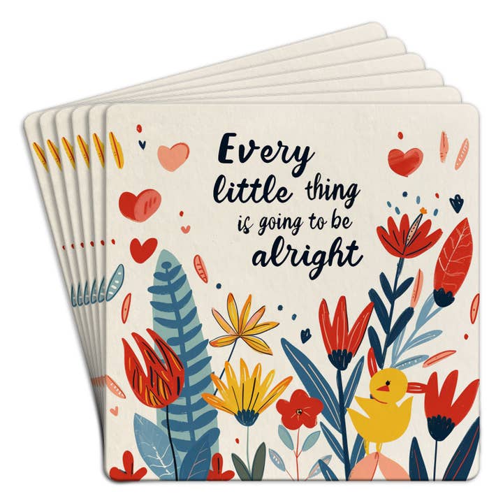 Tipsy Coasters & Gifts - Wholesale Coasters - Coaster | Paper 6pk Every Little Thing Is Going to be