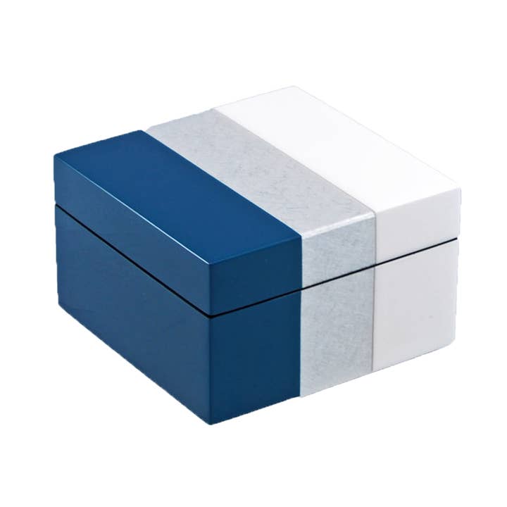Navy Shine White - Square Box - L-31NSW for wholesale by Pacific Connections