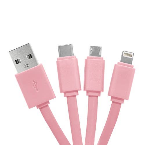 Yello Koko - Wholesale Charging Cable - Mini USB Charger Cable Keychain Universal 3 in 1 Pig2