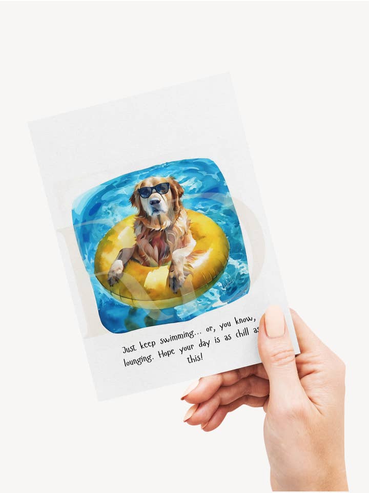 Pool-Hundekarte für den Großhandel von Ramsaydigitals