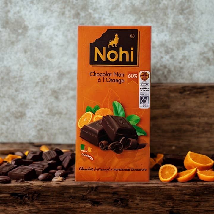 Mörk choklad & apelsinplatta för wholesale av Épicerie des Savanes