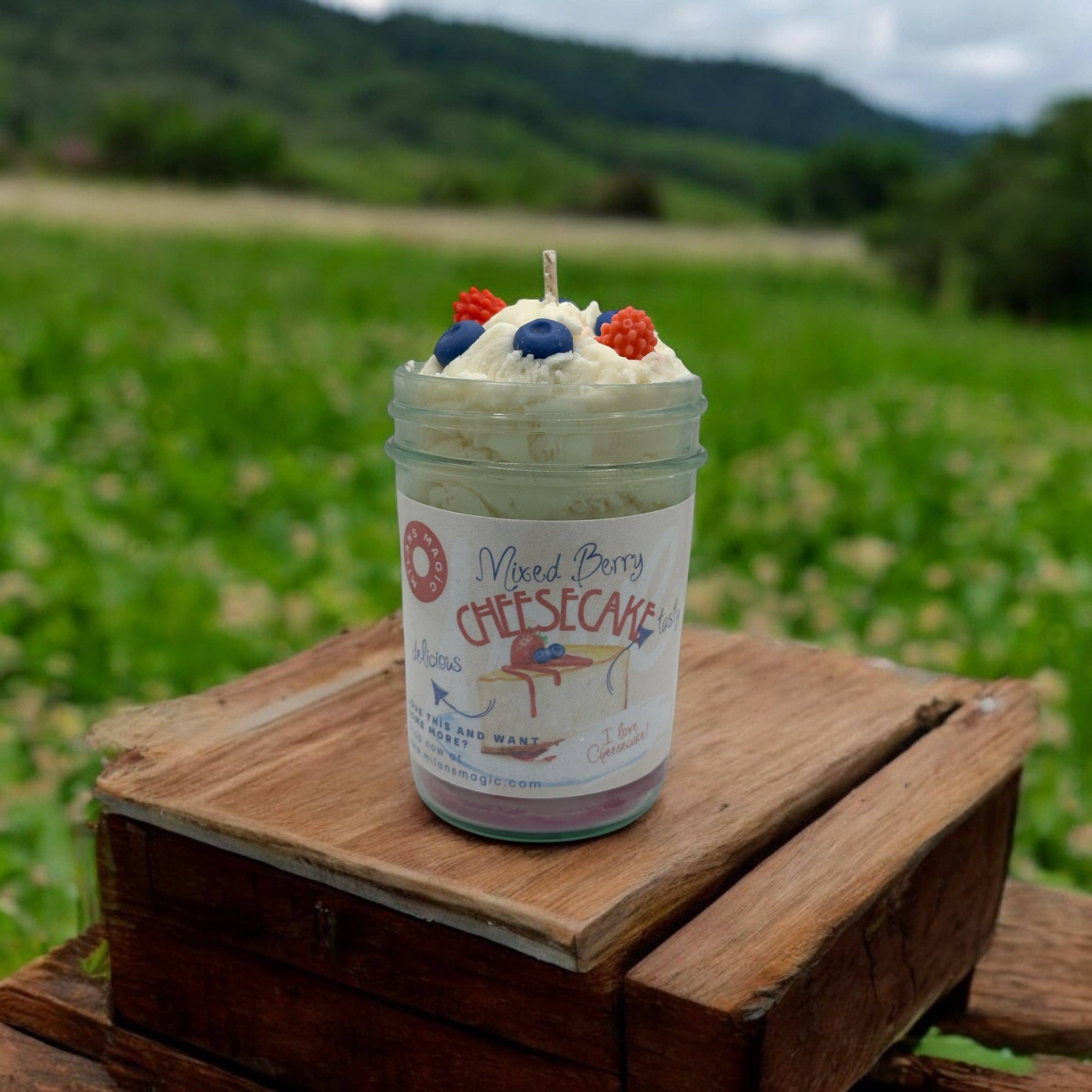Milans Magic - Wholesale Jar/Filled Candle - Wild Berry Cheesecake5