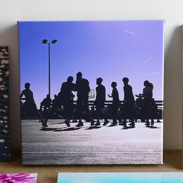 Midnight Play Canvas Print for wholesale by Rebecca Harman