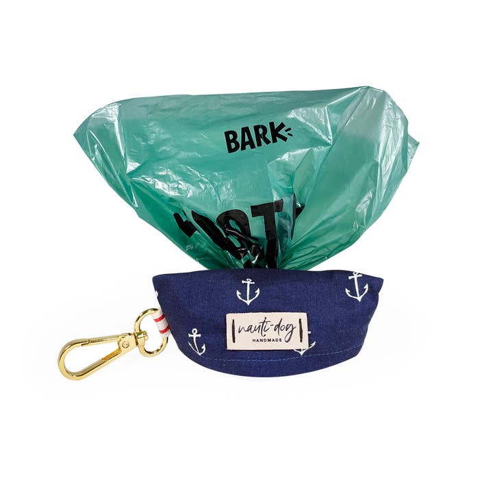 Distributeur de sacs à crottes pour chiens Anchors Away Waste pour la vente par Nauti-dog Handmade